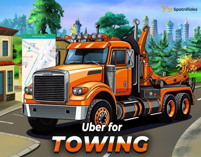 Uber For Tow Truck Development By Spotnrides